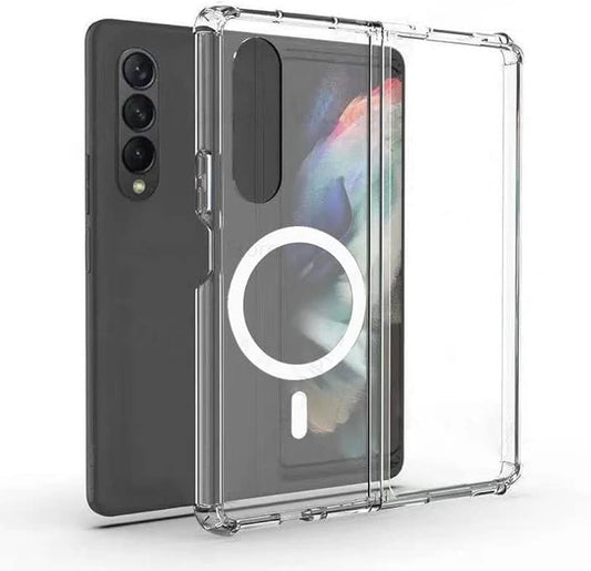 Funda para Samsung Z Fold 3 Magsafe Transparente Antishock