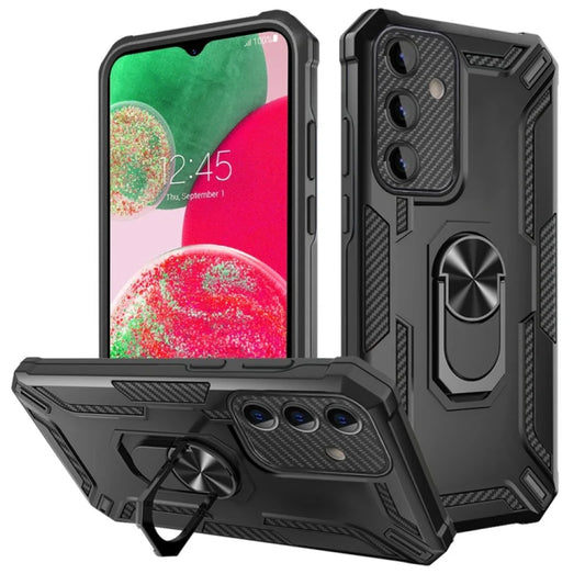 Case para Oppo A16 Robotizado + Ring Metálico color Negro