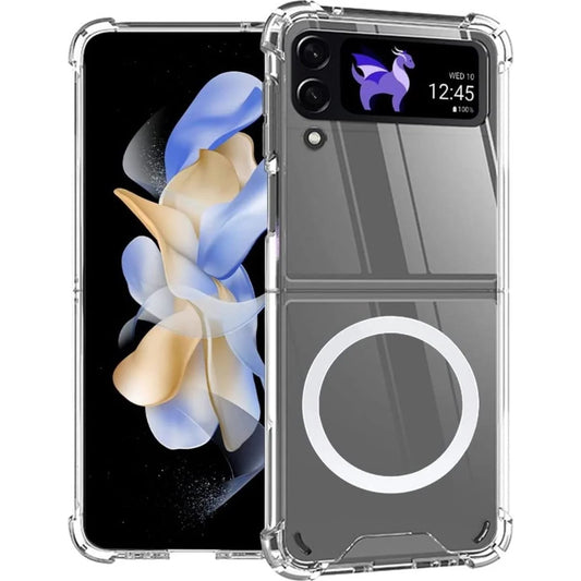 Funda para Samsung Z Flip 3 Magsafe Transparente Antishock
